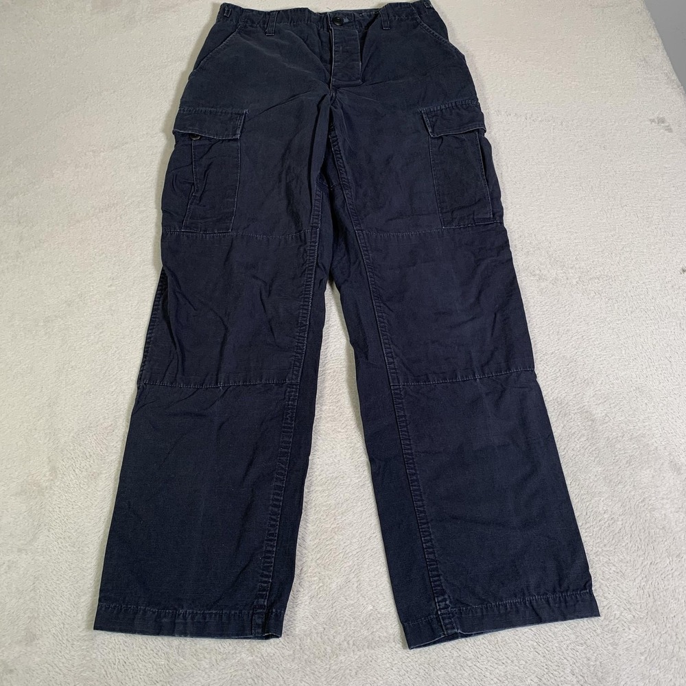 Propper Pants Mens 30x31 Navy Blue Cargo Ripstop BDU Tactical Workwear Military